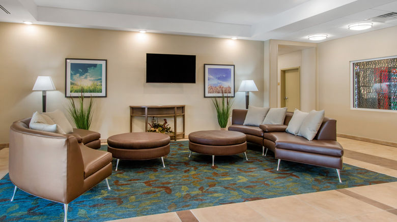 <b>Candlewood Suites San Antonio Lackland Lobby</b>. Images powered by <a href="https://www.leonardoworldwide.com/" title="Leonardo Worldwide" target="_blank">Leonardo</a>.