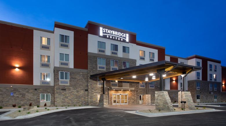 Staybridge Suites Rushmore Exterior. Images powered by <a href="https://www.leonardoworldwide.com" target="_blank" rel="noopener">Leonardo</a>.