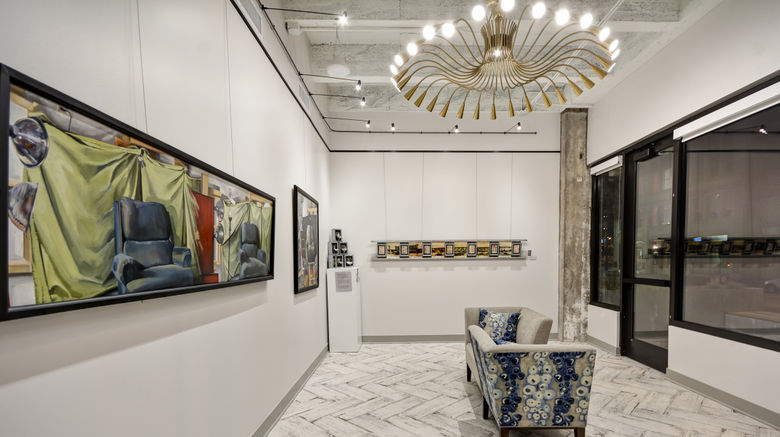 <b>Hotel Indigo Kansas City-The Crossroads Lobby</b>. Images powered by <a href="https://www.leonardoworldwide.com/" title="Leonardo Worldwide" target="_blank">Leonardo</a>.