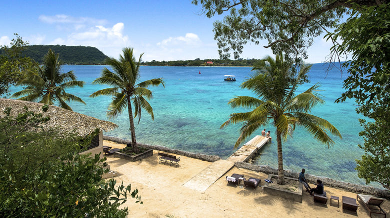 <b>Iririki Island Resort & Spa Beach</b>. Images powered by <a href="https://www.leonardoworldwide.com/" title="Leonardo Worldwide" target="_blank">Leonardo</a>.