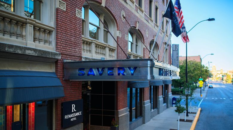 <b>Renaissance Savery Hotel Exterior</b>. Images powered by <a href="https://leonardo.com/" title="Leonardo Worldwide" target="_blank">Leonardo</a>.