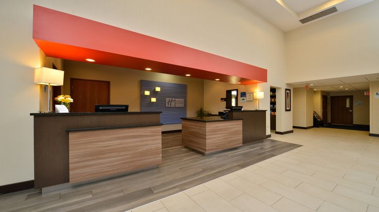 <b>Holiday Inn Express Milford Lobby</b>. Images powered by <a href="https://www.leonardoworldwide.com/" title="Leonardo Worldwide" target="_blank">Leonardo</a>.