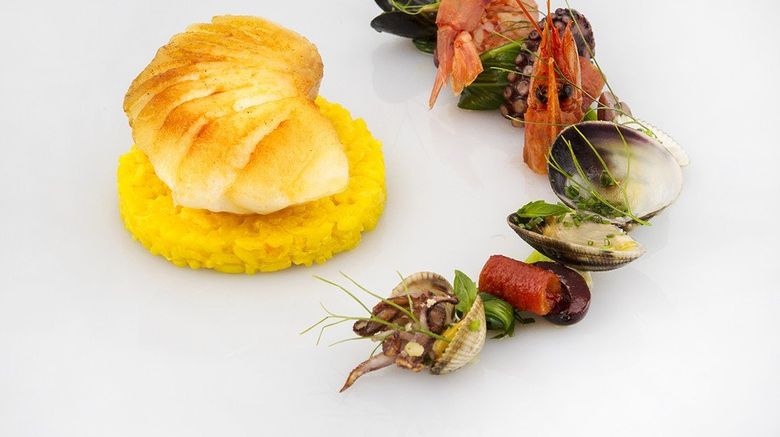 <b>Hotel Les Sources des Alpes Restaurant</b>. Images powered by <a href="https://www.leonardoworldwide.com/" title="Leonardo Worldwide" target="_blank">Leonardo</a>.