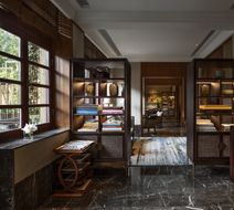 Capella Shanghai, Jian Ye Li Lobby