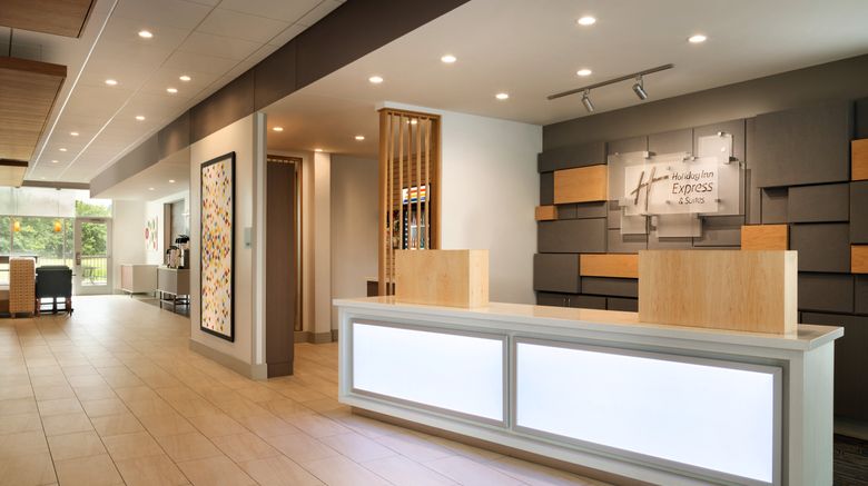 <b>Holiday Inn Express Indiana Lobby</b>. Images powered by <a href="https://www.leonardoworldwide.com/" title="Leonardo Worldwide" target="_blank">Leonardo</a>.