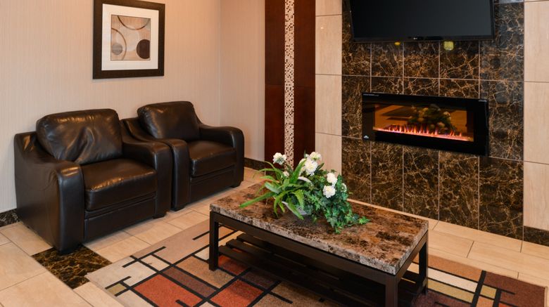 <b>Holiday Inn Express & Sts Edmonton North Lobby</b>. Images powered by <a href="https://www.leonardoworldwide.com/" title="Leonardo Worldwide" target="_blank">Leonardo</a>.