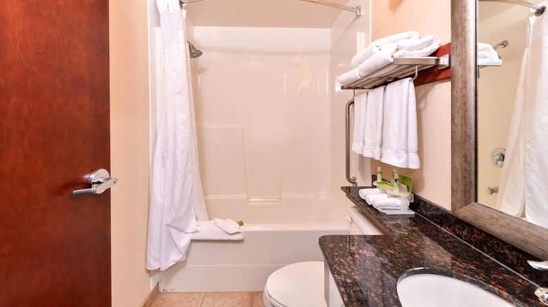 <b>Holiday Inn Express & Sts Edmonton North Room</b>. Images powered by <a href="https://www.leonardoworldwide.com/" title="Leonardo Worldwide" target="_blank">Leonardo</a>.