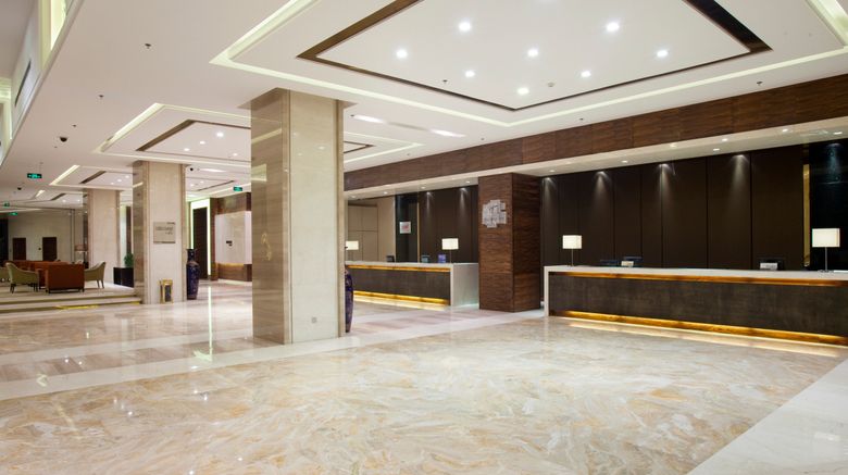 <b>Holiday Inn Mudanjiang Lobby</b>. Images powered by <a href="https://www.leonardoworldwide.com/" title="Leonardo Worldwide" target="_blank">Leonardo</a>.