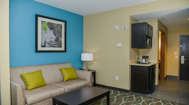 <b>Holiday Inn Express & Suites Cuero Suite</b>. Images powered by <a href="https://www.leonardoworldwide.com/" title="Leonardo Worldwide" target="_blank">Leonardo</a>.