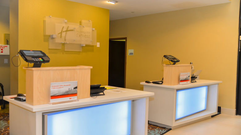 <b>Holiday Inn Express & Suites Cuero Lobby</b>. Images powered by <a href="https://www.leonardoworldwide.com/" title="Leonardo Worldwide" target="_blank">Leonardo</a>.