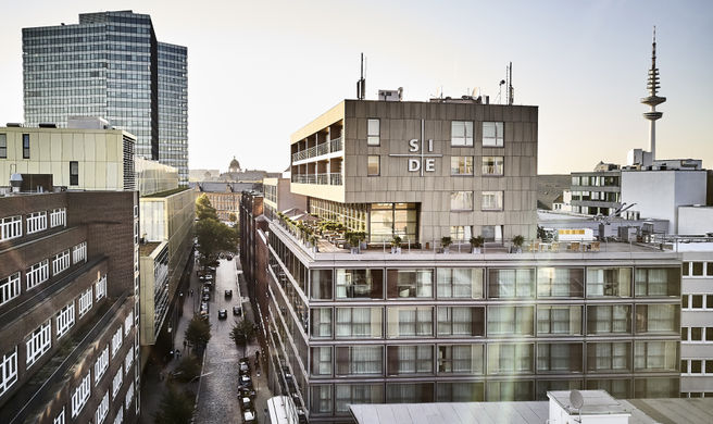 SIDE Design Hotel Hamburg Exterior