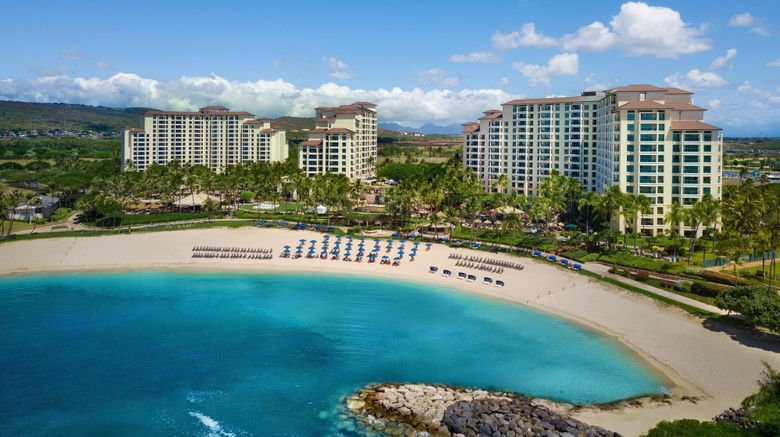 Marriotts Ko Olina Beach Club Exterior. Images powered by <a href=https://www.travelweekly.com/Hotels/Kapolei-HI/