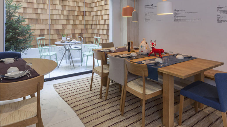 <b>COCO-MAT Hotel Athens Restaurant</b>. Images powered by <a href="https://www.leonardoworldwide.com/" title="Leonardo Worldwide" target="_blank">Leonardo</a>.