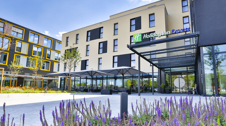 Holiday Inn Express Karlsruhe-City Park Exterior. Images powered by <a href="https://www.leonardoworldwide.com" target="_blank" rel="noopener">Leonardo</a>.