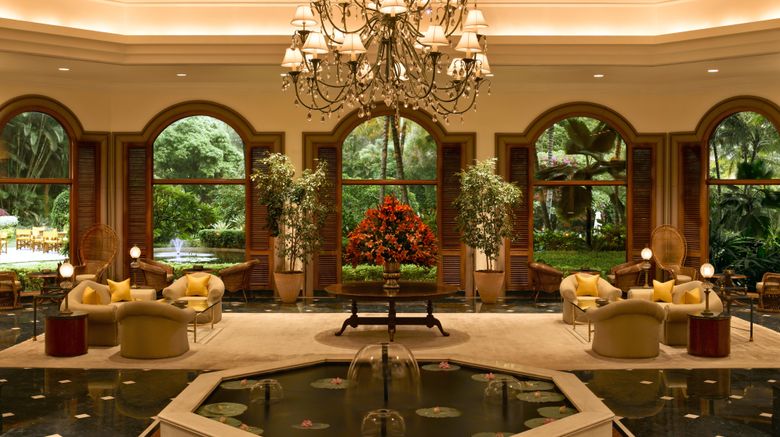 <b>The Oberoi Bangalore Lobby</b>. Images powered by <a href=https://www.travelagewest.com/Hotels/Bengaluru-India/