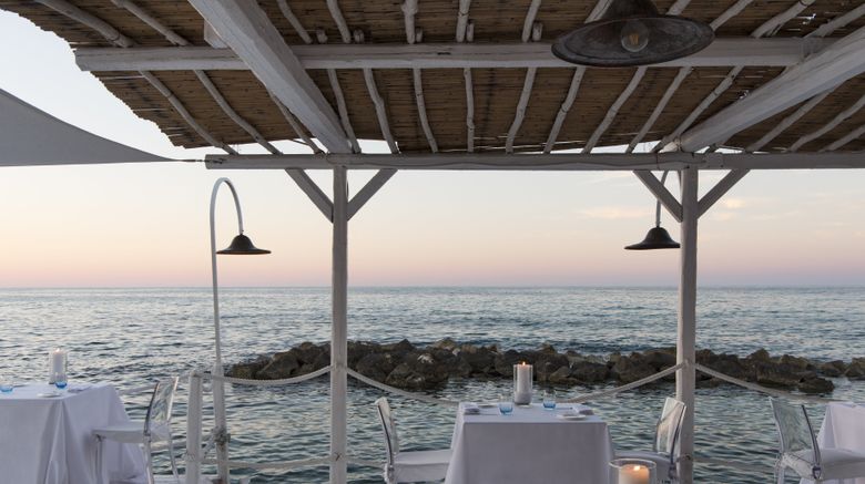 <b>La Peschiera Restaurant</b>. Images powered by <a href=https://www.travelagewest.com/Hotels/Monopoli-Italy/