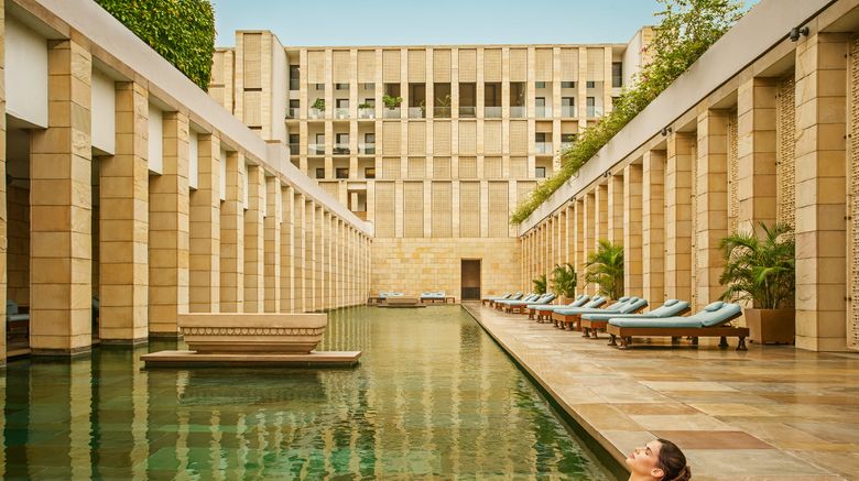 <b>The Lodhi Pool</b>. Images powered by <a href=https://www.travelagewest.com/Hotels/Delhi/