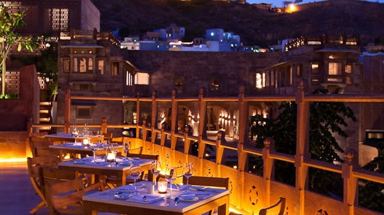 <b>Hotel RAAS Jodhpur Restaurant</b>. Images powered by <a href="https://www.leonardoworldwide.com/" title="Leonardo Worldwide" target="_blank">Leonardo</a>.