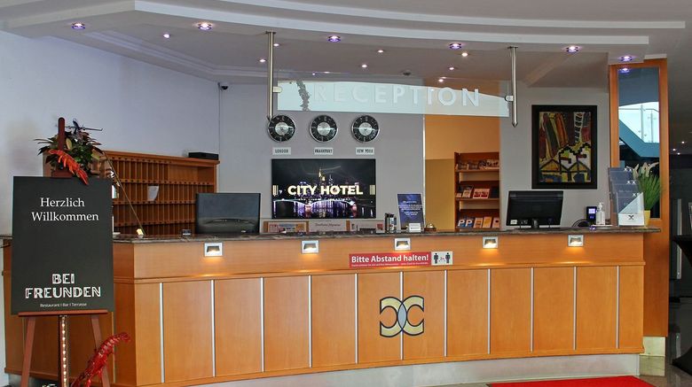 <b>City Hotel Frankfurt /M Bad Veilbel Lobby</b>. Images powered by <a href="https://www.leonardoworldwide.com/" title="Leonardo Worldwide" target="_blank">Leonardo</a>.