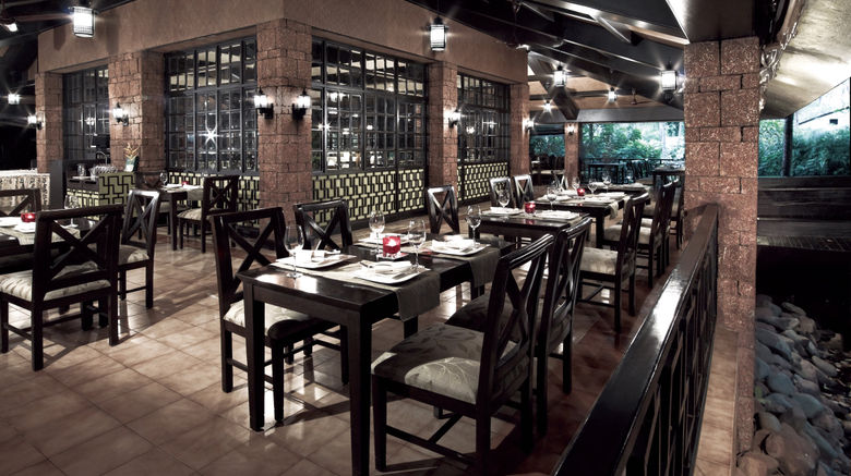 <b>Vivanta by Taj-Holiday Village Restaurant</b>. Images powered by <a href="https://www.leonardoworldwide.com/" title="Leonardo Worldwide" target="_blank">Leonardo</a>.