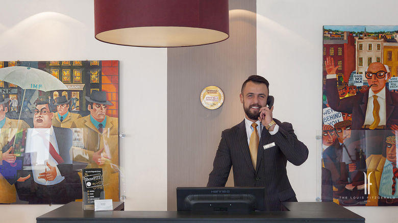 <b>The Louis Fitzgerald Hotel Lobby</b>. Images powered by <a href="https://www.leonardoworldwide.com/" title="Leonardo Worldwide" target="_blank">Leonardo</a>.