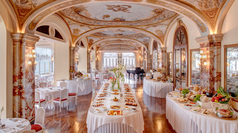 <b>Grand Hotel Excelsior Vittoria Restaurant</b>. Images powered by <a href=https://www.travelagewest.com/Hotels/Sorrento-Italy/