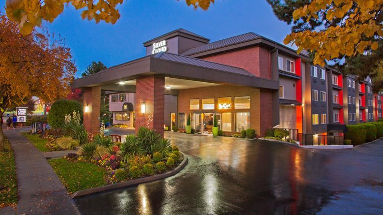 Silver Cloud Inn University Exterior. Images powered by <a href="https://www.leonardoworldwide.com" target="_blank" rel="noopener">Leonardo</a>.