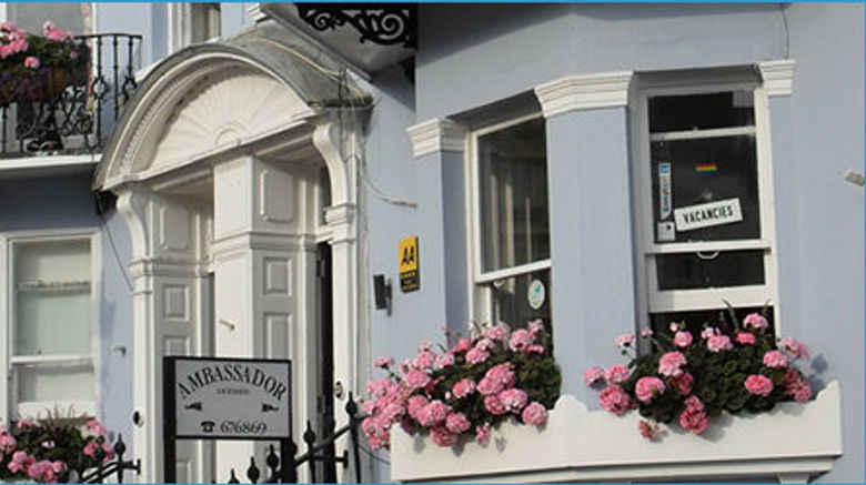 Ambassador Hotel Exterior. Images powered by <a href="https://www.leonardoworldwide.com" target="_blank" rel="noopener">Leonardo</a>.