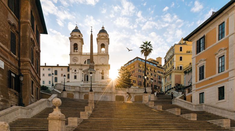 Hotel Hassler Roma Exterior. Images powered by <a href=https://www.travelweekly-asia.com/Hotels/Rome/