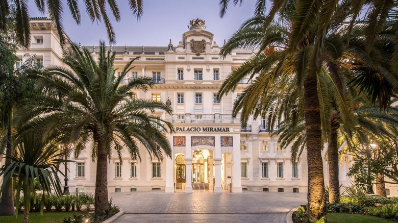Gran Hotel Miramar Exterior. Images powered by <a href="https://www.leonardoworldwide.com" target="_blank" rel="noopener">Leonardo</a>.