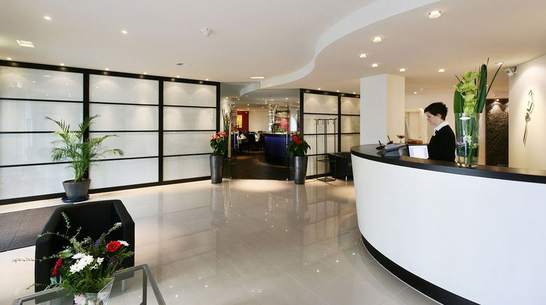 <b>Sorell Hotel Speer Lobby</b>. Images powered by <a href="https://www.leonardoworldwide.com/" title="Leonardo Worldwide" target="_blank">Leonardo</a>.