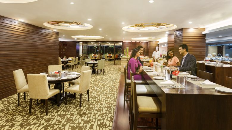 <b>Crowne Plaza Ahmedabad City Centre Restaurant</b>. Images powered by <a href="https://www.leonardoworldwide.com/" title="Leonardo Worldwide" target="_blank">Leonardo</a>.