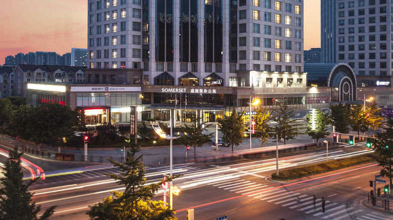 Somerset Grand Central Dalian Exterior. Images powered by <a href="https://www.leonardoworldwide.com" target="_blank" rel="noopener">Leonardo</a>.