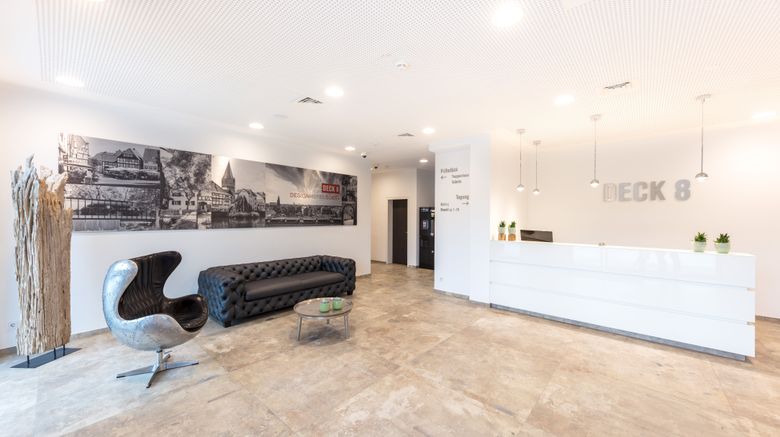 <b>DECK 8 Designhotel Soest Lobby</b>. Images powered by <a href="https://www.leonardoworldwide.com/" title="Leonardo Worldwide" target="_blank">Leonardo</a>.