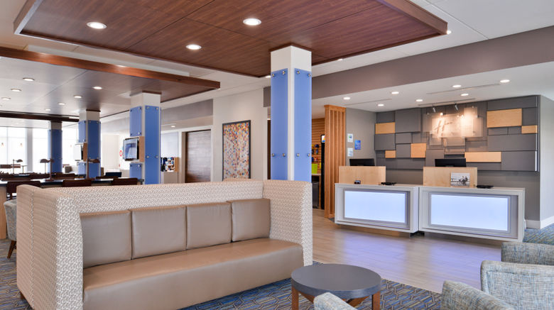 <b>Holiday Inn Express Early Lobby</b>. Images powered by <a href="https://www.leonardoworldwide.com/" title="Leonardo Worldwide" target="_blank">Leonardo</a>.