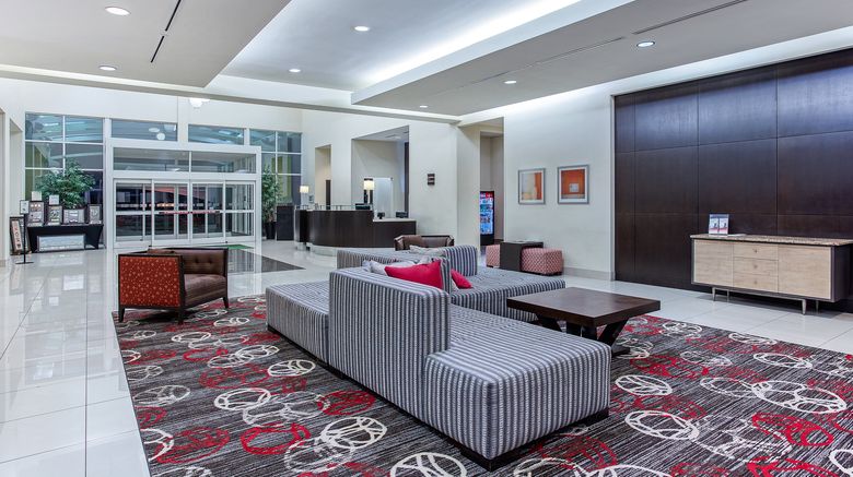 <b>Holiday Inn Louisville Airport-Fair/Expo Lobby</b>. Images powered by <a href="https://www.leonardoworldwide.com/" title="Leonardo Worldwide" target="_blank">Leonardo</a>.