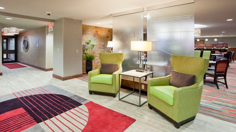 <b>Holiday Inn Express & Stes Bloomington W Lobby</b>. Images powered by <a href="https://www.leonardoworldwide.com/" title="Leonardo Worldwide" target="_blank">Leonardo</a>.