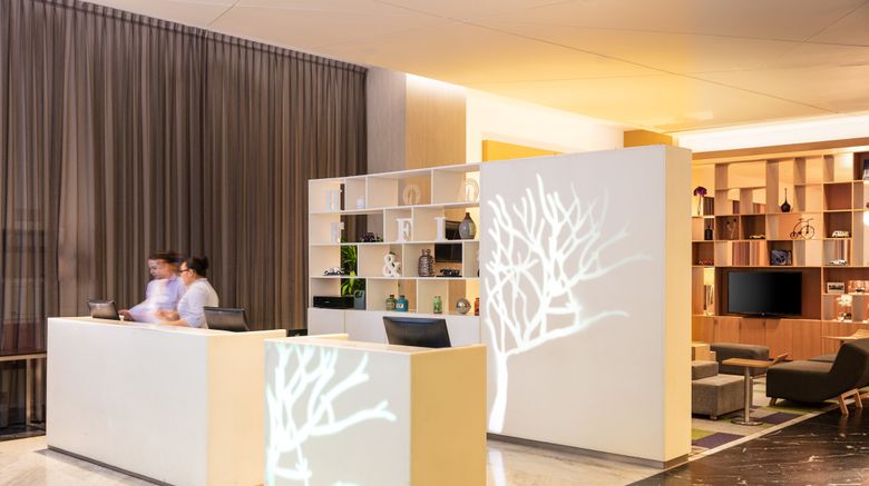 <b>Fiesta Inn Cancun Las Americas Lobby</b>. Images powered by <a href="https://www.leonardoworldwide.com/" title="Leonardo Worldwide" target="_blank">Leonardo</a>.