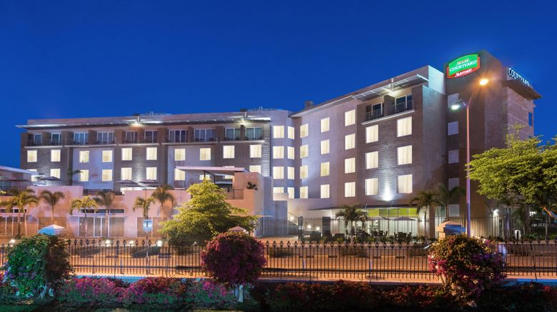 Courtyard by Marriott Kingston Jamaica Exterior. Images powered by <a href="https://www.leonardoworldwide.com" target="_blank" rel="noopener">Leonardo</a>.