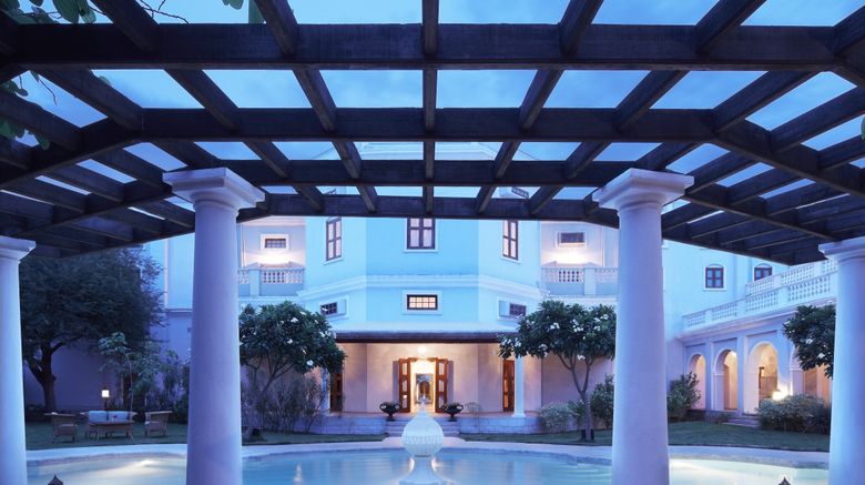 <b>Taj Falaknuma Palace Pool</b>. Images powered by <a href="https://www.leonardoworldwide.com/" title="Leonardo Worldwide" target="_blank">Leonardo</a>.