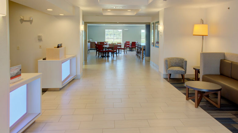 <b>Holiday Inn Express and Suites Lobby</b>. Images powered by <a href="https://www.leonardoworldwide.com/" title="Leonardo Worldwide" target="_blank">Leonardo</a>.