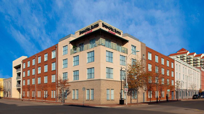 <b>SpringHill Suites Downtown/Conv Center Exterior</b>. Images powered by <a href="https://leonardo.com/" title="Leonardo Worldwide" target="_blank">Leonardo</a>.