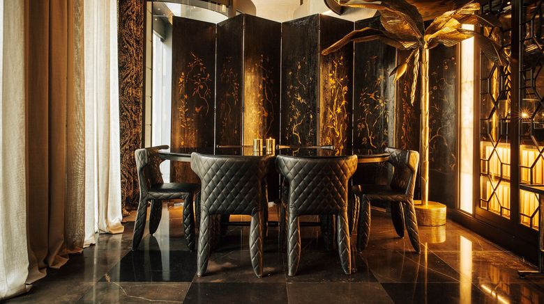 <b>Hotel Bagues Restaurant</b>. Images powered by <a href=https://www.travelagewest.com/Hotels/Barcelona/