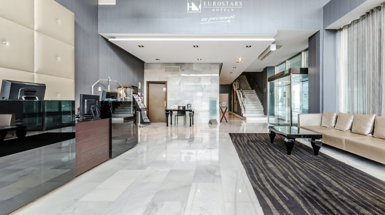 <b>Eurostars Executive Lobby</b>. Images powered by <a href="https://www.leonardoworldwide.com/" title="Leonardo Worldwide" target="_blank">Leonardo</a>.