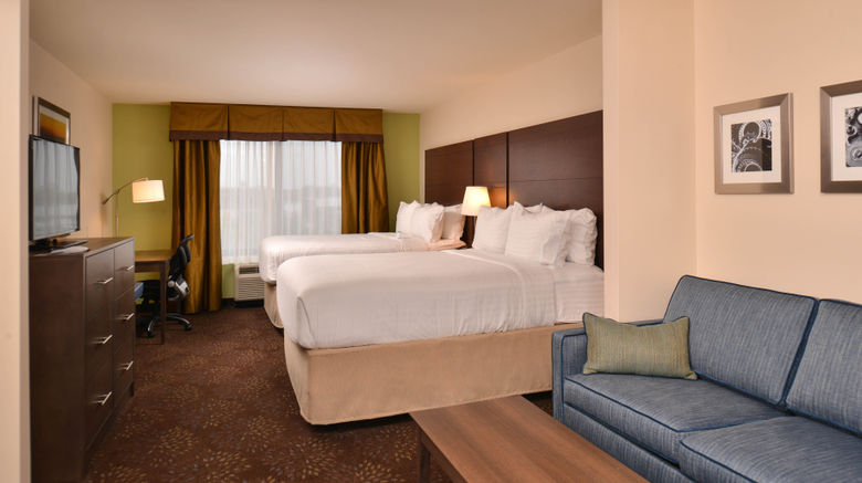 <b>Holiday Inn Express & Suites Dearborn Suite</b>. Images powered by <a href="https://www.leonardoworldwide.com/" title="Leonardo Worldwide" target="_blank">Leonardo</a>.