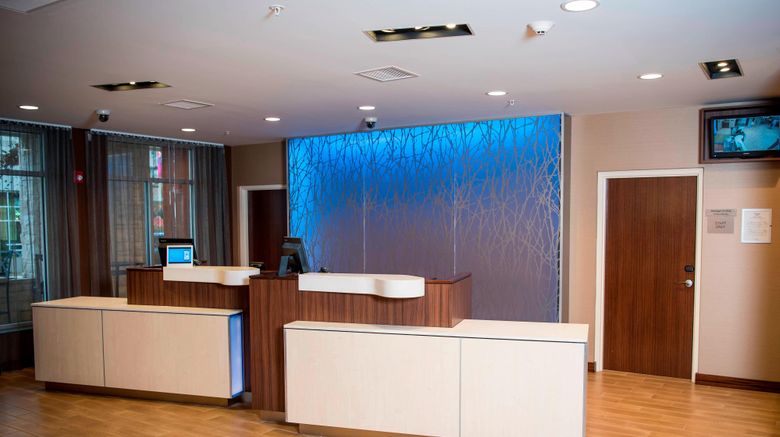 <b>Fairfield Inn & Suites Cincinnati Uptown Lobby</b>. Images powered by <a href="https://www.leonardoworldwide.com/" title="Leonardo Worldwide" target="_blank">Leonardo</a>.