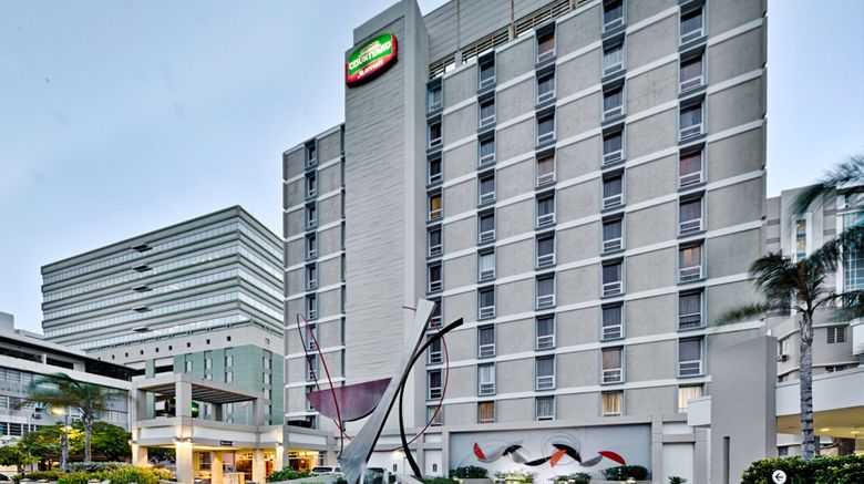 <b>Courtyard by Marriott San Juan Miramar Exterior</b>. Images powered by <a href="https://leonardo.com/" title="Leonardo Worldwide" target="_blank">Leonardo</a>.