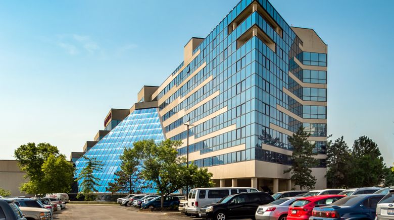Crowne Plaza St Louis Airport Exterior. Images powered by <a href="https://www.leonardoworldwide.com" target="_blank" rel="noopener">Leonardo</a>.
