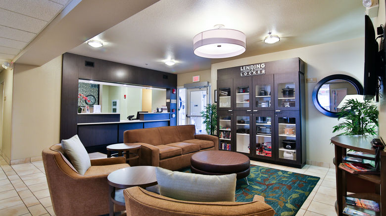 <b>Candlewood Suites Bismarck Lobby</b>. Images powered by <a href="https://www.leonardoworldwide.com/" title="Leonardo Worldwide" target="_blank">Leonardo</a>.