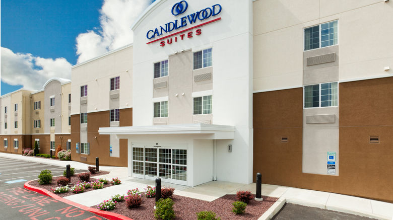 <b>Candlewood Suites Exterior</b>. Images powered by <a href="https://www.leonardoworldwide.com/" title="Leonardo Worldwide" target="_blank">Leonardo</a>.